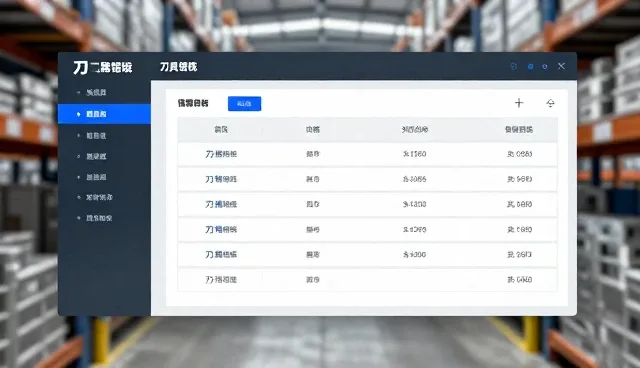 刀具管理系统在智能制造中的实际应用与优化路径